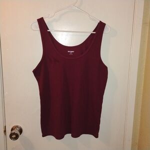 Old Navy Women's Deep Red Tank Top